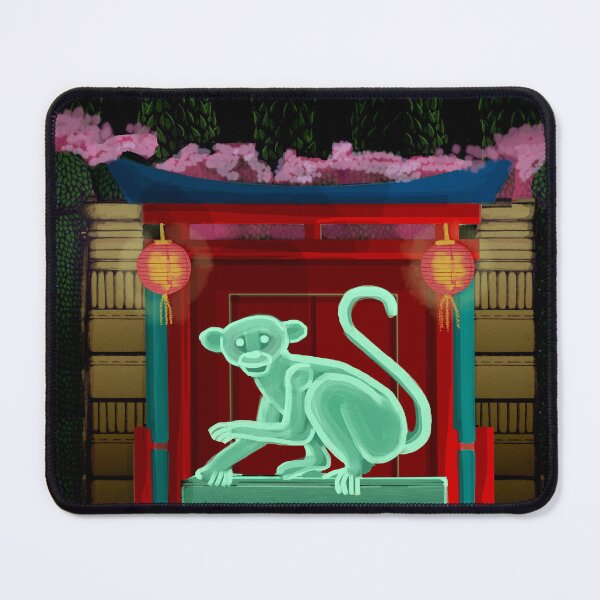 Item preview, Jade Monkey Chinese Red Gate designed and sold by Donnahuntriss.