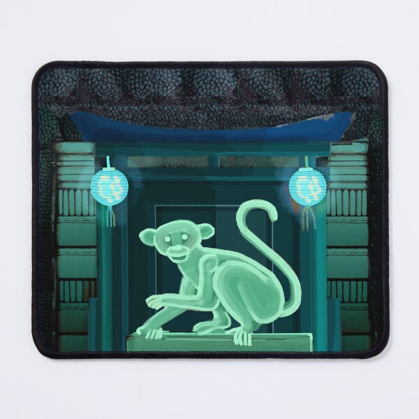 Item preview, Night Jade Monkey Chinese Gate designed and sold by Donnahuntriss.