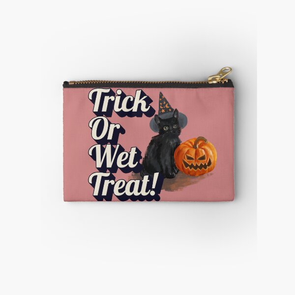 Item preview, Trick or Wet Treat Funny Black Cat Halloween designed and sold by harryordinary.