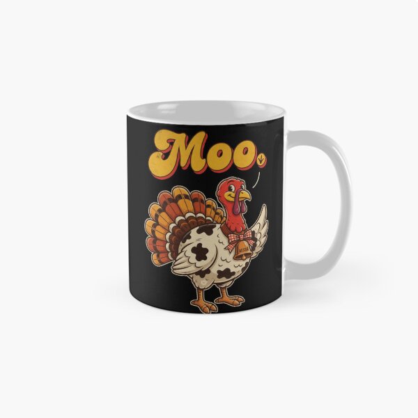 Item preview, Vintage Retro Turkey Disguised As Cow Moo Thanksgiving designed and sold by CF_VintageDesign.