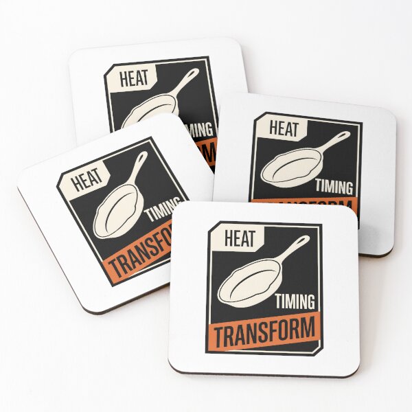 Item preview, Cast Iron Cooking Heat Timing Transform Chef Humor designed and sold by SplashTastic.