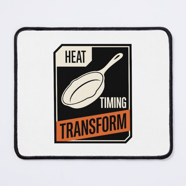 Item preview, Cast Iron Cooking Heat Timing Transform Chef Humor designed and sold by SplashTastic.