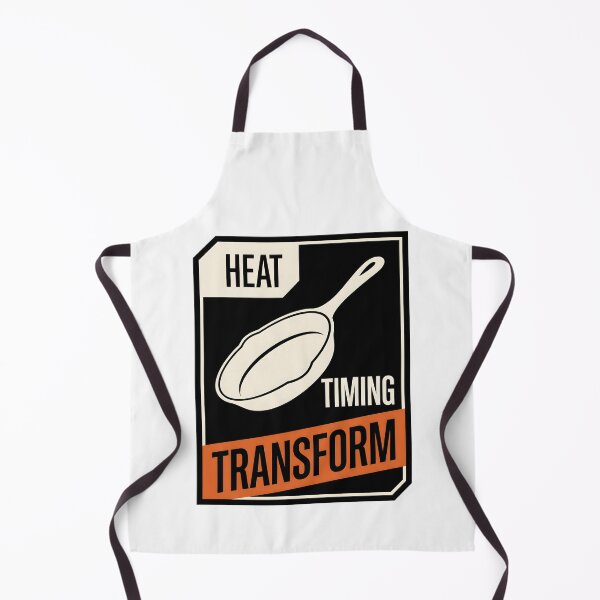 Item preview, Cast Iron Cooking Heat Timing Transform Chef Humor designed and sold by SplashTastic.