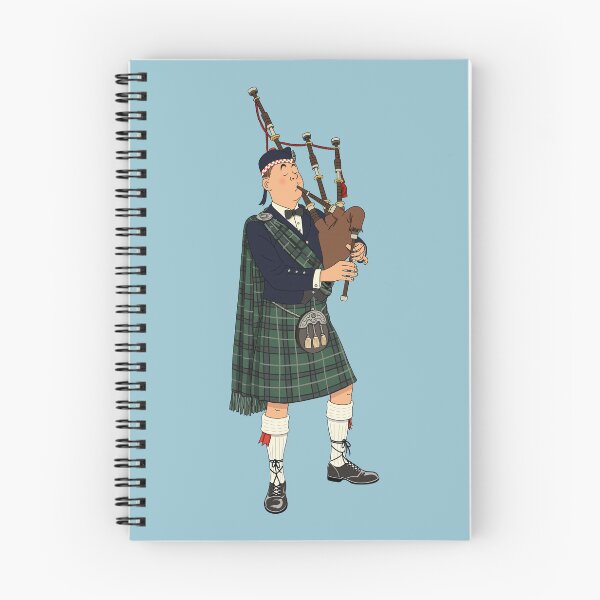 Item preview, Scottish Bagpiper designed and sold by Sfumata Illustration.