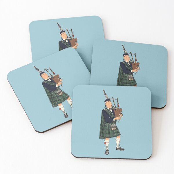 Item preview, Scottish Bagpiper designed and sold by Sfumata Illustration.