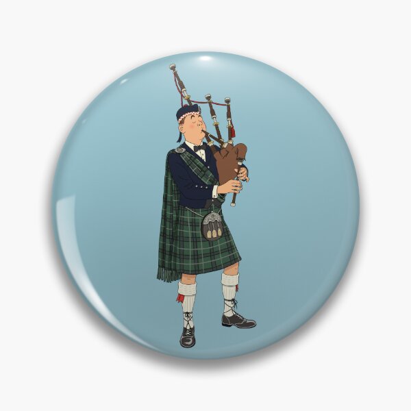 Item preview, Scottish Bagpiper designed and sold by Sfumata Illustration.
