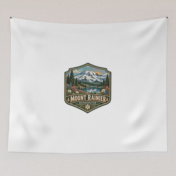 Item preview, Mount Rainier Washington National Park Hiking Travel designed and sold by Simsimah26Parks.