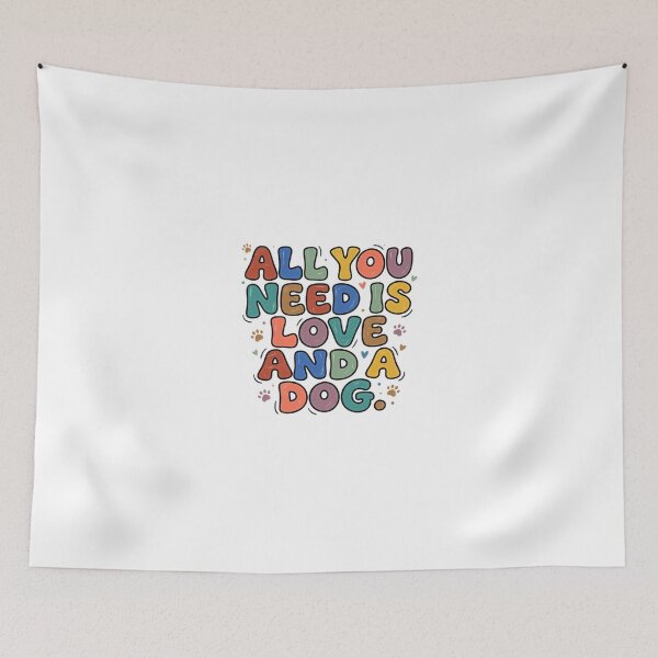 Item preview, All You Need Is Love And A Dog | Dog Lover Pet Parent Canine Owner designed and sold by JonesFlora2025.