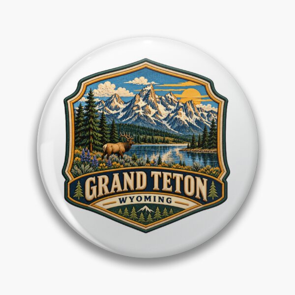 Item preview, Grand Teton Wyoming National Park Travel Souvenir designed and sold by Simsimah26Parks.