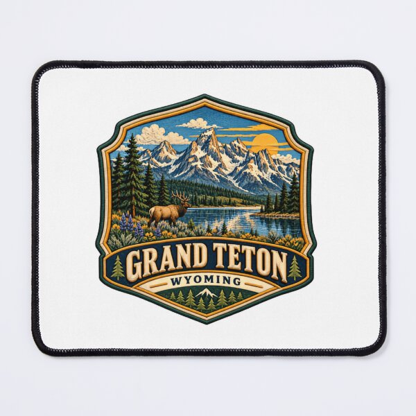 Item preview, Grand Teton Wyoming National Park Travel Souvenir designed and sold by Simsimah26Parks.