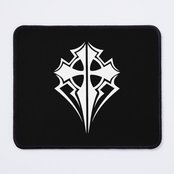 Item preview, White Ornate Gothic Cross Design designed and sold by pattern-archive.