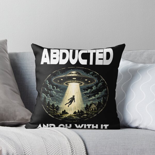Item preview, Abducted And OK With It UFO Flying Saucer Alien Beam designed and sold by Jt41.