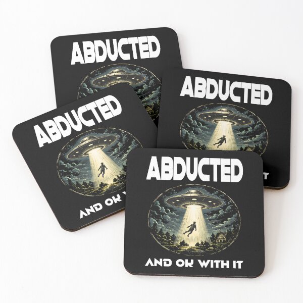 Item preview, Abducted And OK With It UFO Flying Saucer Alien Beam designed and sold by Jt41.