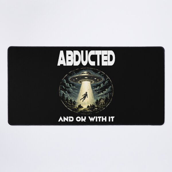 Item preview, Abducted And OK With It UFO Flying Saucer Alien Beam designed and sold by Jt41.