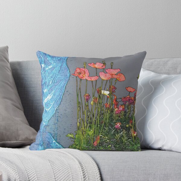 Item preview, Framed Coral Poppy Cluster designed and sold by gameirinstagram.