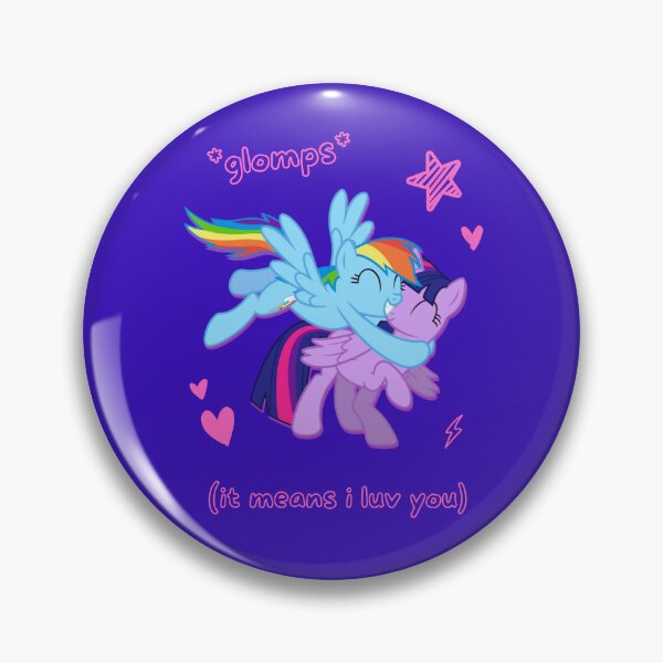 Item preview, "GLOMPS" My Little Pony  designed and sold by bronymerch4u.