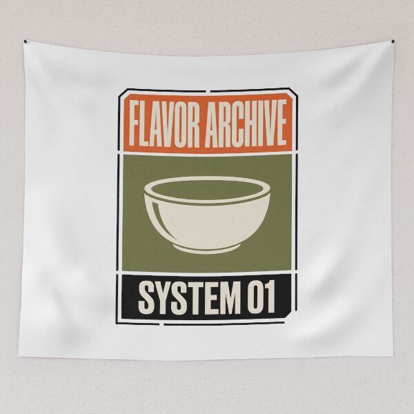 Item preview, Flavor Archive System 01 Culinary Bowl Graphic designed and sold by SplashTastic.