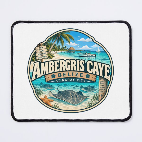 Item preview, Ambergris Caye Belize Stingray City Tropical Island Travel Vacation designed and sold by Star3NowForMe.