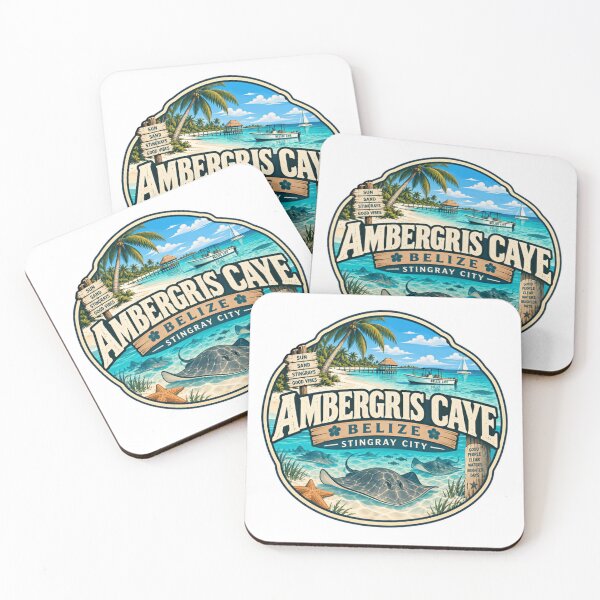 Item preview, Ambergris Caye Belize Stingray City Tropical Island Travel Vacation designed and sold by Star3NowForMe.