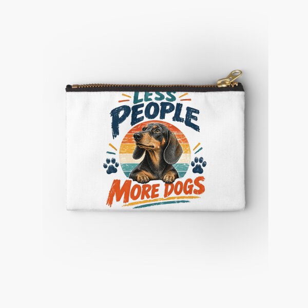 Item preview, Less People More Dogs Dachshund Owner Pet Lover designed and sold by RetroMini2026.