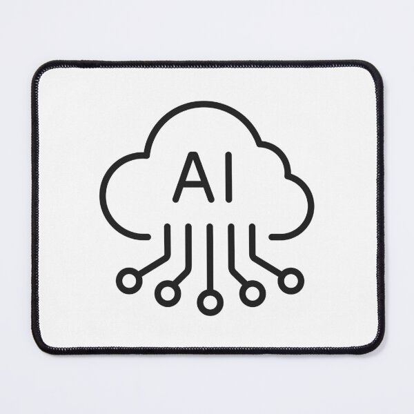 Item preview, AI Cloud Computing Line Icon designed and sold by VectorForge Studio.