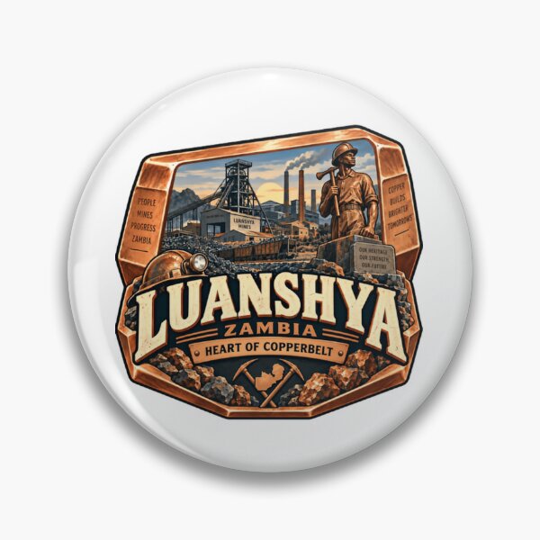 Item preview, Luanshya Zambia Heart Of Copperbelt Copper Mining Heritage designed and sold by Star3NowForMe.