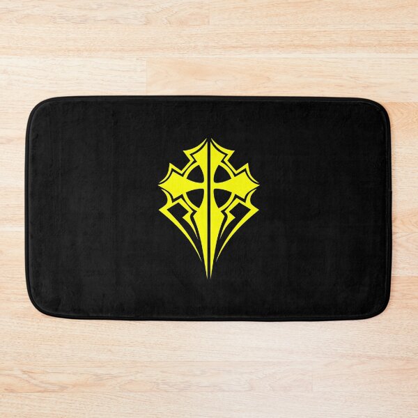 Item preview, Yellow Ornate Gothic Cross Design designed and sold by pattern-archive.