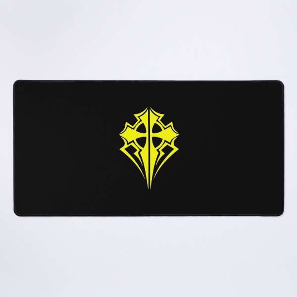 Item preview, Yellow Ornate Gothic Cross Design designed and sold by pattern-archive.