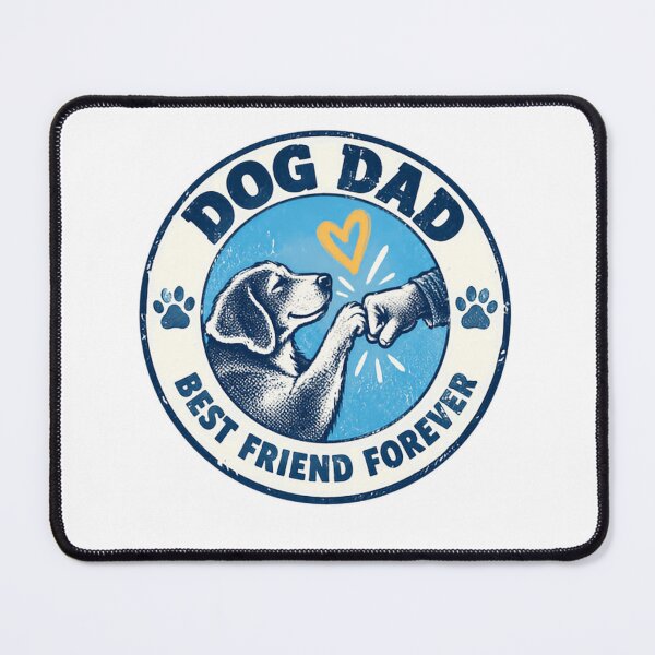 Item preview, Dog Dad Best Friend Forever Dog Father Male Pet Owner designed and sold by RetroMini2026.