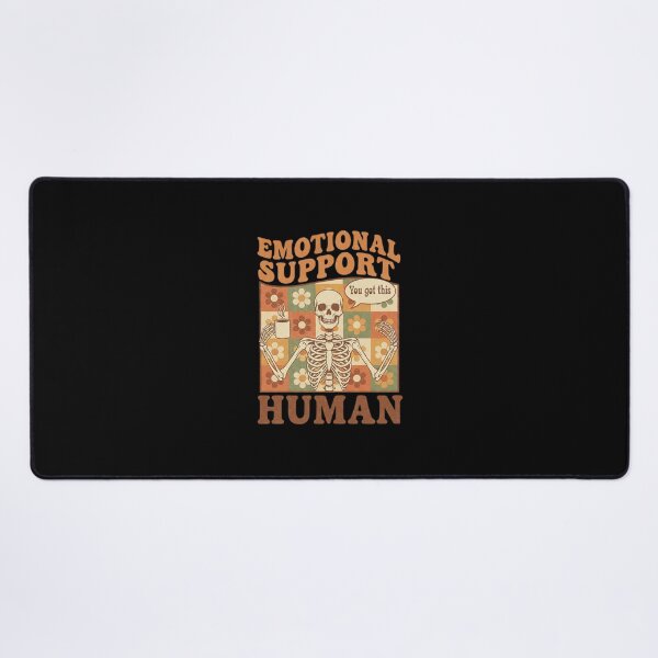Item preview, Emotional Support Human Skeleton You Got This Groovy Retro designed and sold by FestivityFinds.