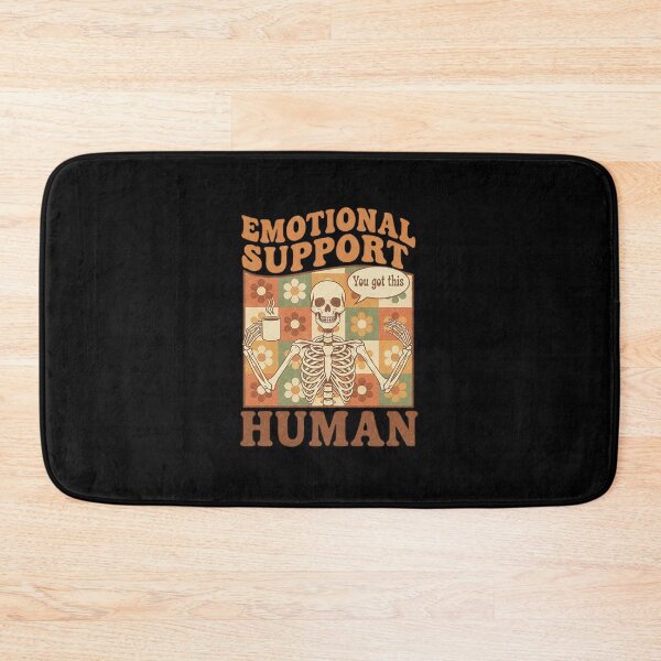 Item preview, Emotional Support Human Skeleton You Got This Groovy Retro designed and sold by FestivityFinds.