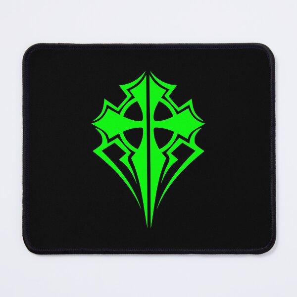 Item preview, Lime Ornate Gothic Cross Design designed and sold by pattern-archive.