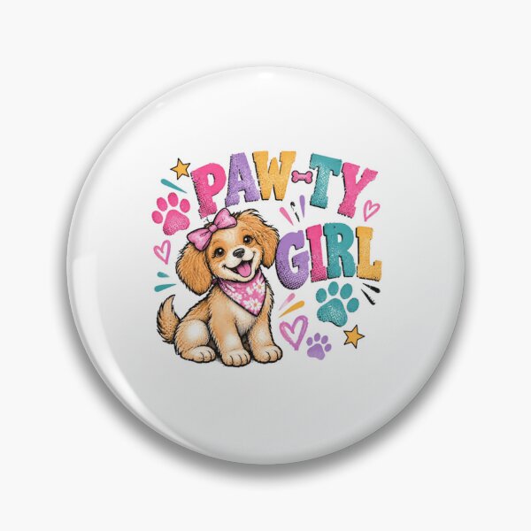 Item preview, Paw-Ty Girl Dog Puppy Pet Owner designed and sold by RetroMini2026.