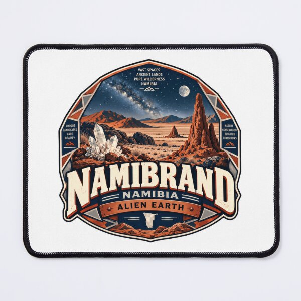 Item preview, Namibrand Namibia Alien Earth Desert Travel Stargazing African Wilderness Nature Conservation designed and sold by Star3NowForMe.