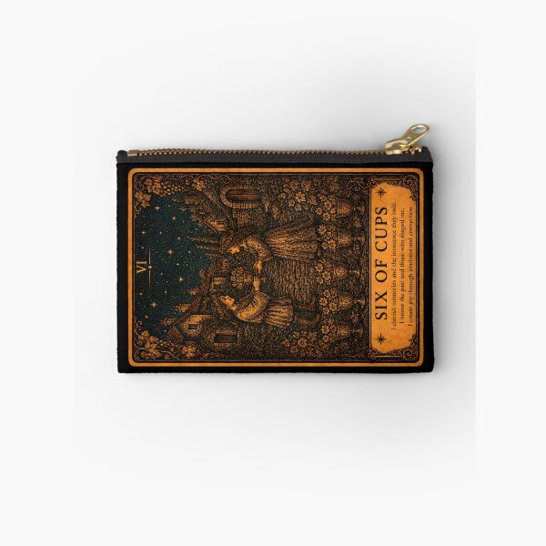 Item preview, Six of Cups Tarot Card - Nostalgic Memories & Innocence Illustration designed and sold by ArcanaAbsolute.