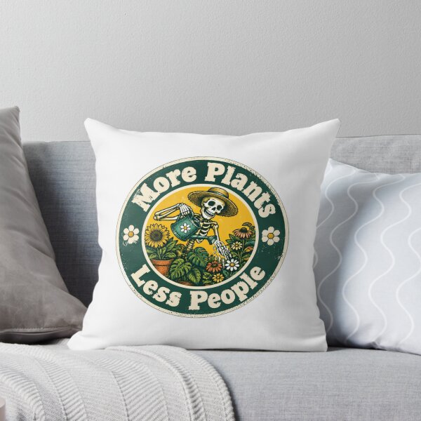 Item preview, More Plants Less People Plant Parent Gardener Introvert Sarcasm Humor designed and sold by RetroMini2026.