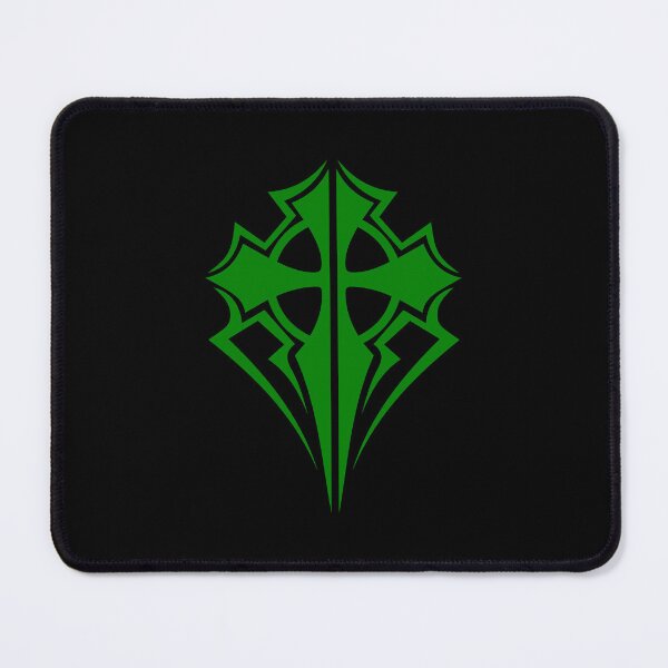 Item preview, Green Ornate Gothic Cross Design designed and sold by pattern-archive.
