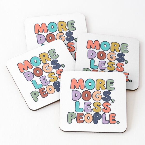Item preview, More Dogs, Less People Dog Lover Pet Owner Introvert Humor designed and sold by JonesFlora2025.