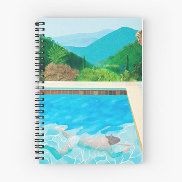 Item preview, david hockney pool with two figures designed and sold by vickymueller.