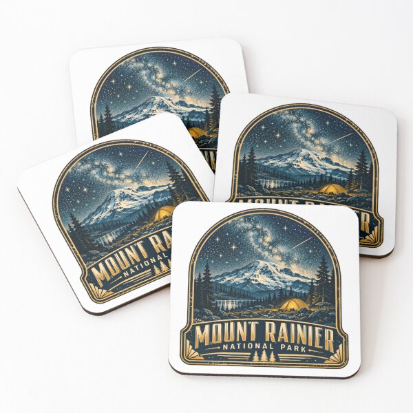 Item preview, Mount Rainier National Park Camping Hiking Outdoors Traveler designed and sold by Simsimah26Parks.