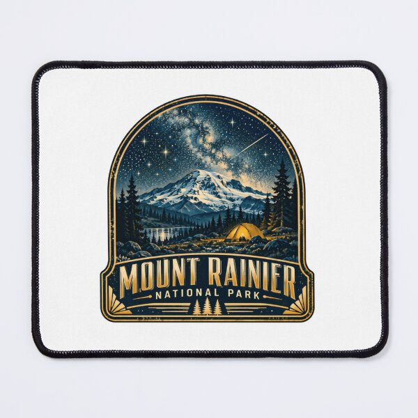 Item preview, Mount Rainier National Park Camping Hiking Outdoors Traveler designed and sold by Simsimah26Parks.