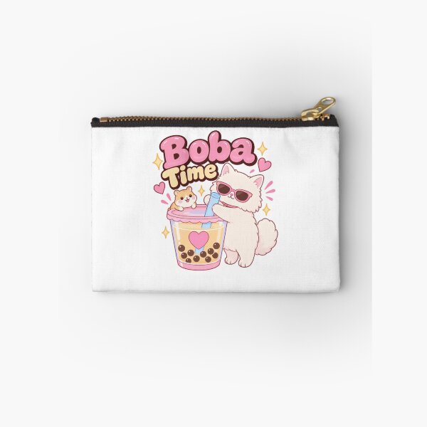 Item preview, Boba Time Cute Cat Hamster Bubble Tea Drink designed and sold by SkeletonsDanger.