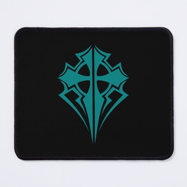 Item preview, Teal Ornate Gothic Cross Design designed and sold by pattern-archive.