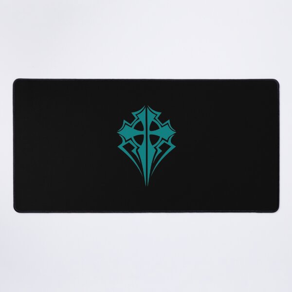 Item preview, Teal Ornate Gothic Cross Design designed and sold by pattern-archive.