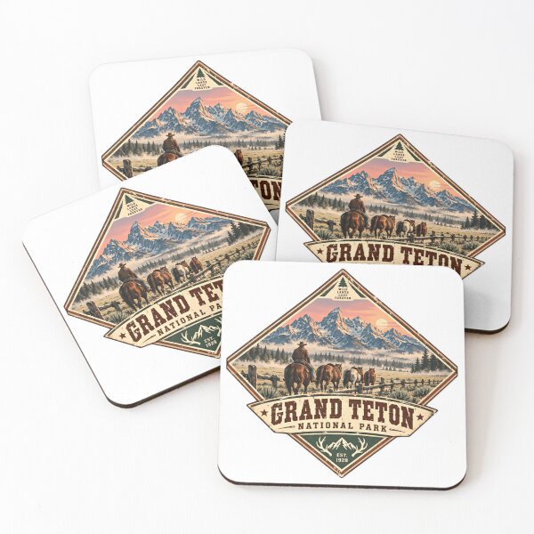 Item preview, Grand Teton National Park Wild Lands Last Forever Western Cowboy Mountains Travel designed and sold by Simsimah26Parks.