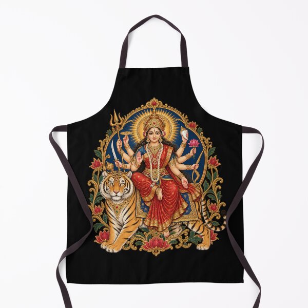 Item preview, Durga on a tiger under a temple arch designed and sold by lAnJefurtifeu.