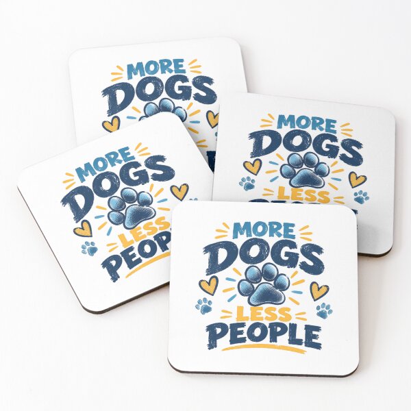 Item preview, More Dogs Less People Dog Lover Pet Owner designed and sold by RetroMini2026.