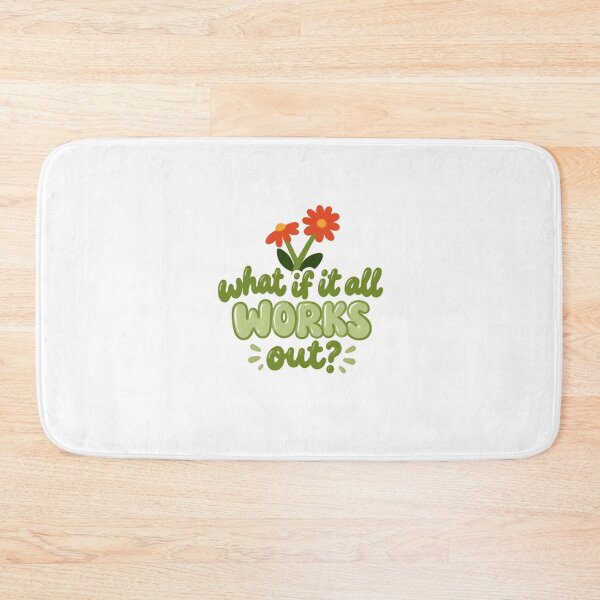 Item preview, What If It All Works Out Positive Motivation Optimism Encouragement designed and sold by SkeletonsDanger.