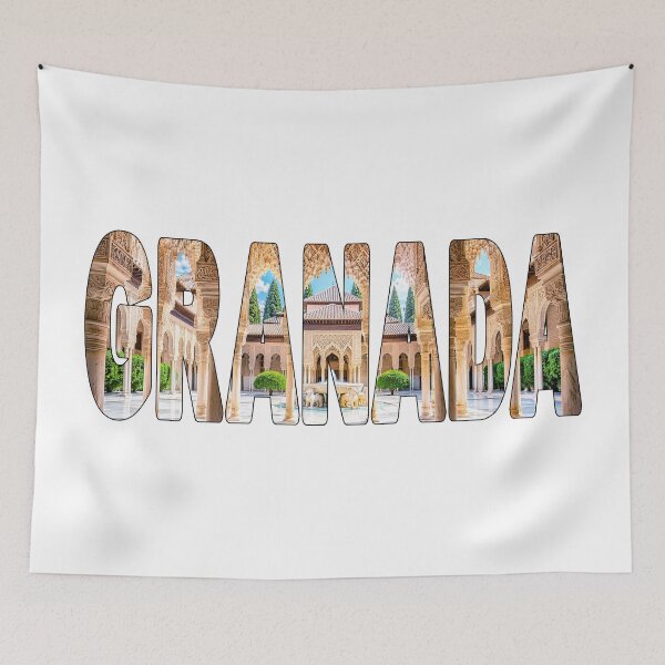 Item preview, GRANADA - Andalusia Spain Alhambra Court of the Lions Nasrid Palaces designed and sold by Adam Gormley.