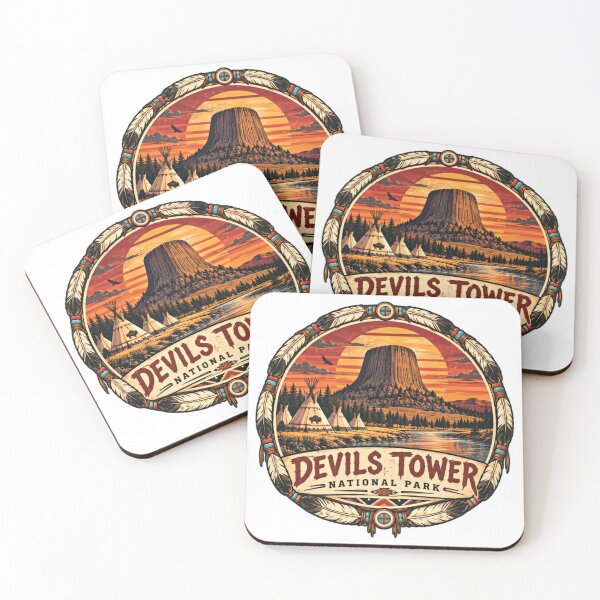 Item preview, Devils Tower National Park Wyoming Travel Souvenir designed and sold by Simsimah26Parks.